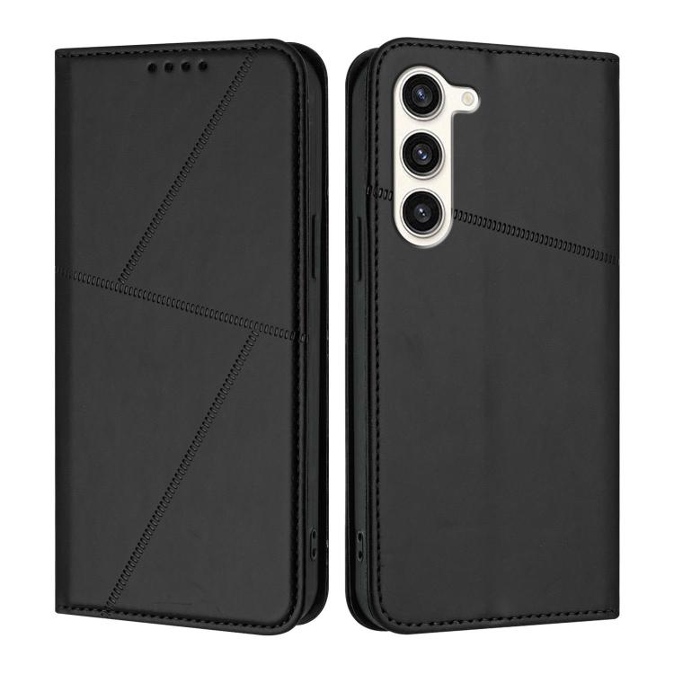 Robusta custodia a libro in pelle satinata con chiusura magnetica., For Samsung Galaxy S23 Ultra 5G, For Samsung Galaxy S23+ 5G, For Samsung Galaxy S23 5G
