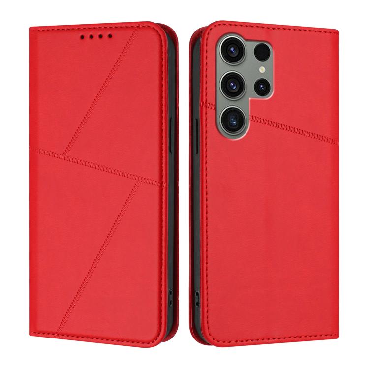 Robusta custodia a libro in pelle satinata con chiusura magnetica., For Samsung Galaxy S23 Ultra 5G, For Samsung Galaxy S23+ 5G, For Samsung Galaxy S23 5G