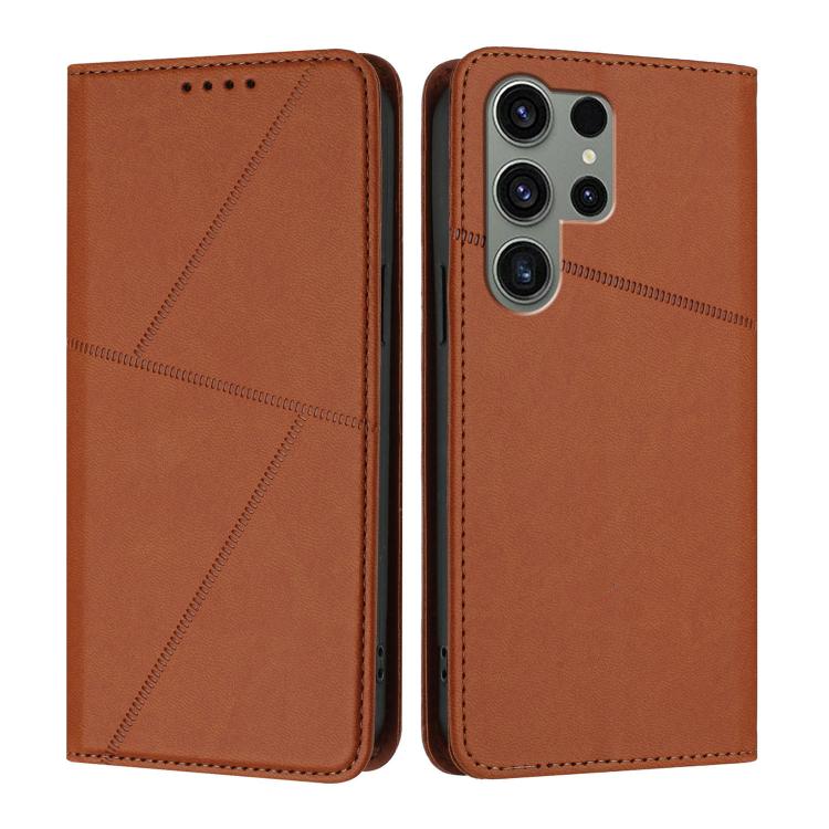 Robusta custodia a libro in pelle satinata con chiusura magnetica., For Samsung Galaxy S23 Ultra 5G, For Samsung Galaxy S23+ 5G, For Samsung Galaxy S23 5G