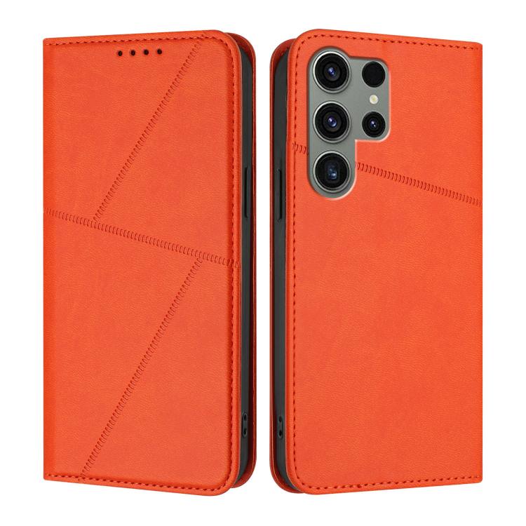 Robusta custodia a libro in pelle satinata con chiusura magnetica., For Samsung Galaxy S23 Ultra 5G, For Samsung Galaxy S23+ 5G, For Samsung Galaxy S23 5G