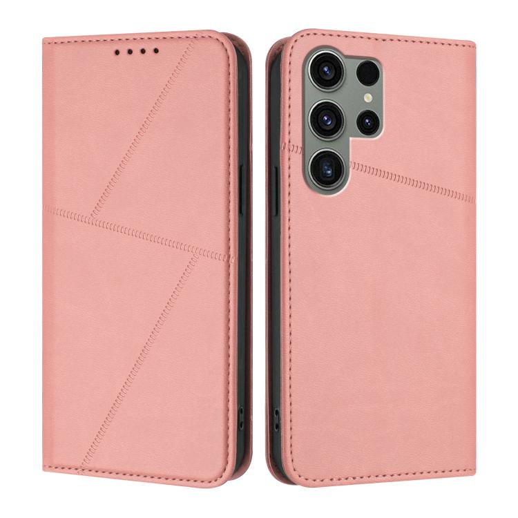 Robusta custodia a libro in pelle satinata con chiusura magnetica., For Samsung Galaxy S23 Ultra 5G, For Samsung Galaxy S23+ 5G, For Samsung Galaxy S23 5G