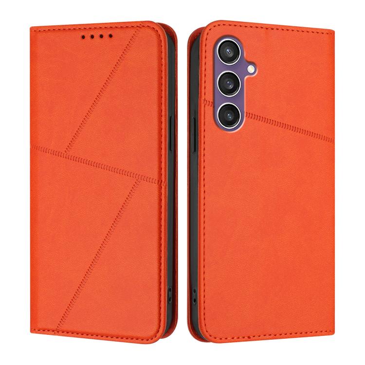 Robusta custodia a libro in pelle satinata con chiusura magnetica., For Samsung Galaxy S24 FE 5G, For Samsung Galaxy S24 Ultra 5G, For Samsung Galaxy S23 FE 5G