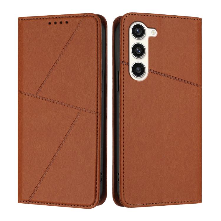 Robusta custodia a libro in pelle satinata con chiusura magnetica., For Samsung Galaxy S23 Ultra 5G, For Samsung Galaxy S23+ 5G, For Samsung Galaxy S23 5G
