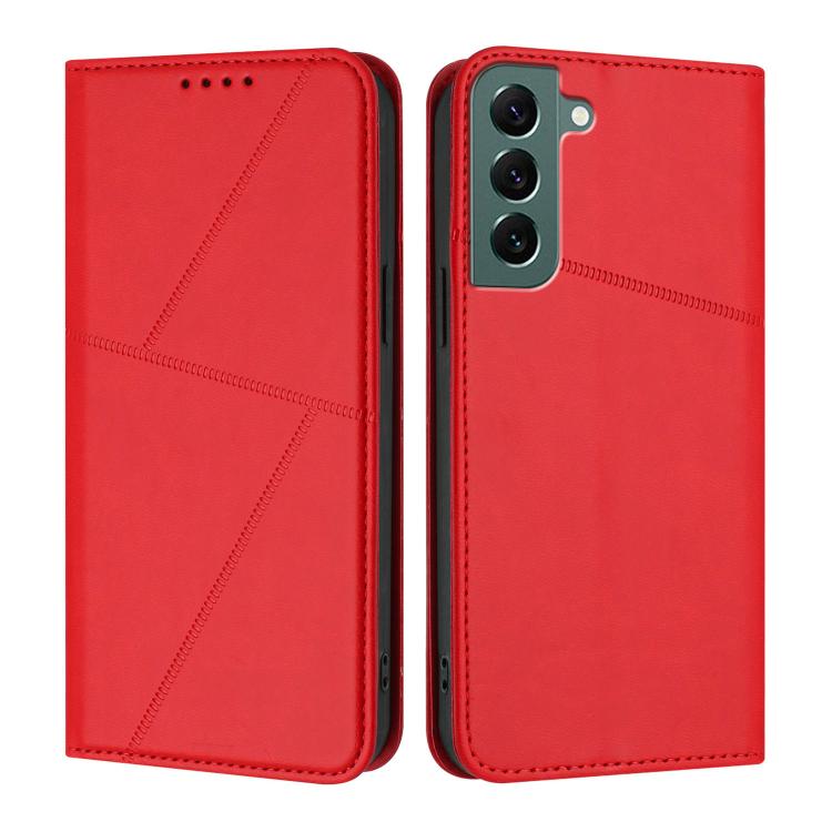 Robusta custodia a libro in pelle satinata con chiusura magnetica., For Samsung Galaxy S20 FE, For Samsung Galaxy S22 Ultra 5G, For Samsung Galaxy S22+ 5G