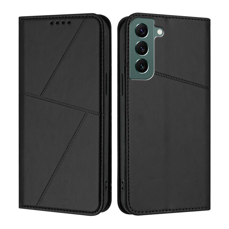 Robusta custodia a libro in pelle satinata con chiusura magnetica., For Samsung Galaxy S20 FE, For Samsung Galaxy S22 Ultra 5G, For Samsung Galaxy S22+ 5G