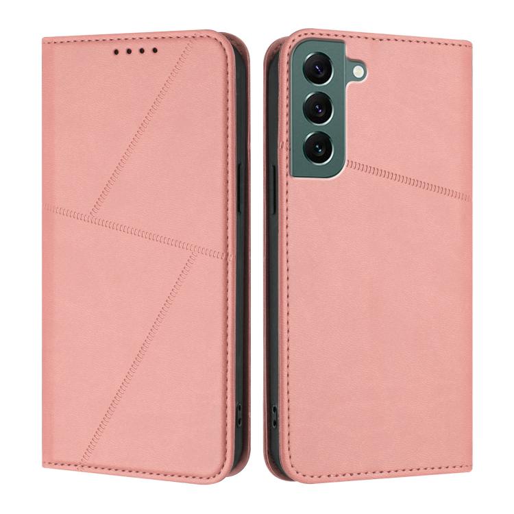 Robusta custodia a libro in pelle satinata con chiusura magnetica., For Samsung Galaxy S20 FE, For Samsung Galaxy S22 Ultra 5G, For Samsung Galaxy S22+ 5G