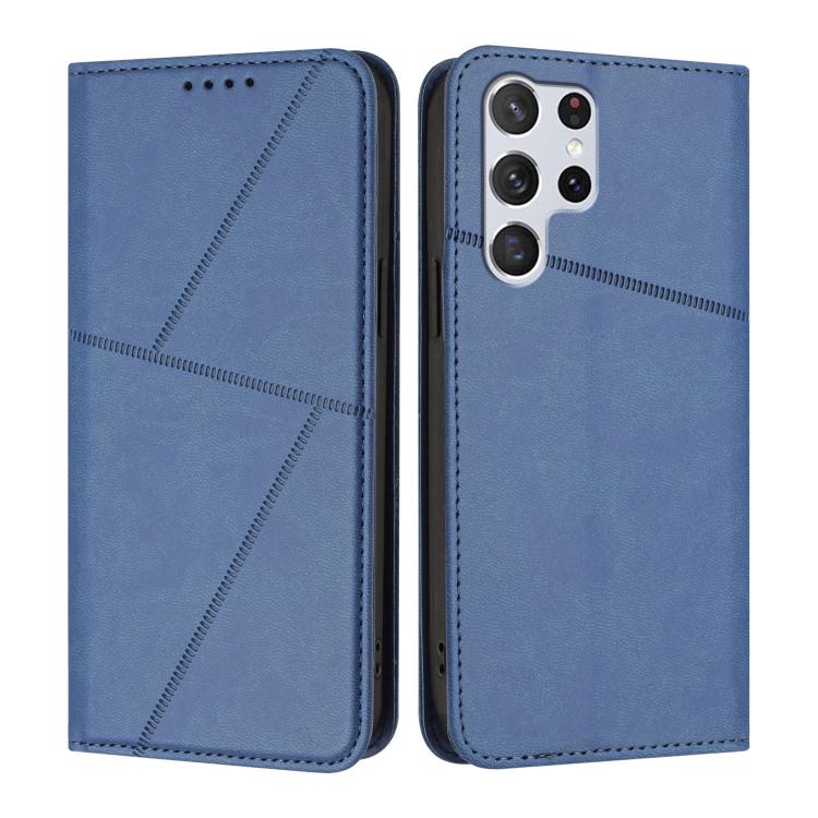 Robusta custodia a libro in pelle satinata con chiusura magnetica., For Samsung Galaxy S20 FE, For Samsung Galaxy S22 Ultra 5G, For Samsung Galaxy S22+ 5G