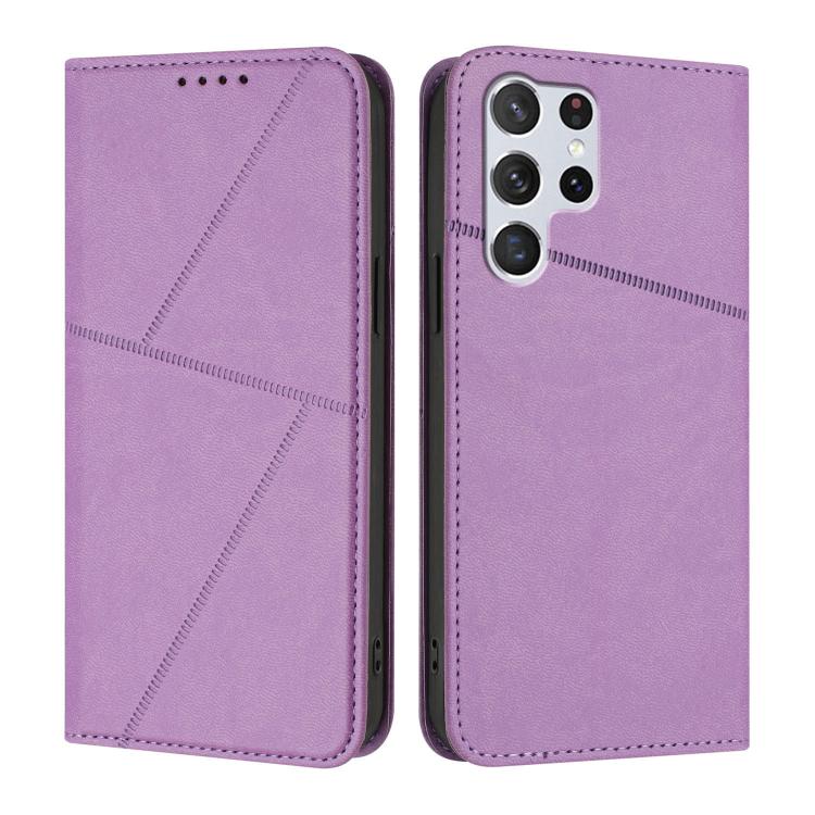 Robusta custodia a libro in pelle satinata con chiusura magnetica., For Samsung Galaxy S20 FE, For Samsung Galaxy S22 Ultra 5G, For Samsung Galaxy S22+ 5G