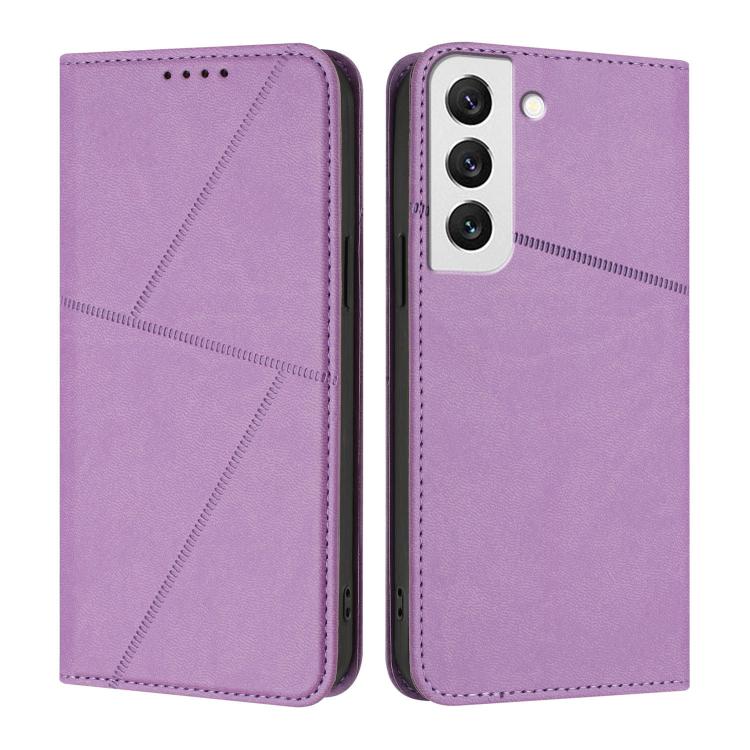 Robusta custodia a libro in pelle satinata con chiusura magnetica., For Samsung Galaxy S22 5G, For Samsung Galaxy S21 FE 5G, For Samsung Galaxy S21 5G