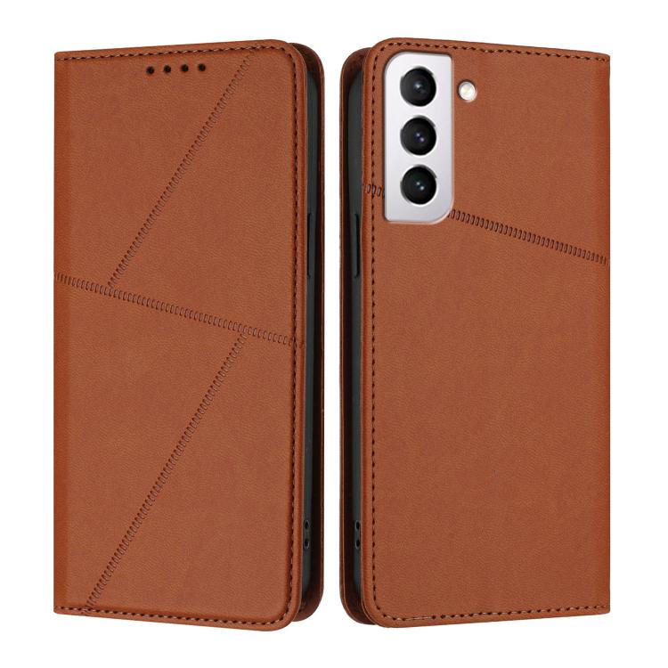 Robusta custodia a libro in pelle satinata con chiusura magnetica., For Samsung Galaxy S21+ 5G, For Samsung Galaxy S21 Ultra 5G, For Samsung Galaxy S20 Ultra