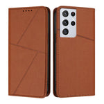 Robusta custodia a libro in pelle satinata con chiusura magnetica., For Samsung Galaxy S21+ 5G, For Samsung Galaxy S21 Ultra 5G, For Samsung Galaxy S20 Ultra