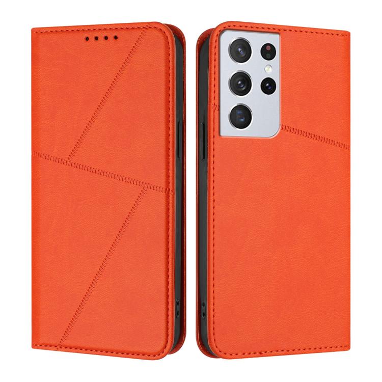 Robusta custodia a libro in pelle satinata con chiusura magnetica., For Samsung Galaxy S21+ 5G, For Samsung Galaxy S21 Ultra 5G, For Samsung Galaxy S20 Ultra