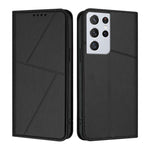 Robusta custodia a libro in pelle satinata con chiusura magnetica., For Samsung Galaxy S21+ 5G, For Samsung Galaxy S21 Ultra 5G, For Samsung Galaxy S20 Ultra