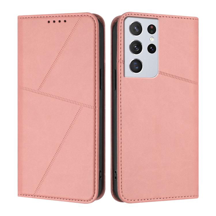 Robusta custodia a libro in pelle satinata con chiusura magnetica., For Samsung Galaxy S21+ 5G, For Samsung Galaxy S21 Ultra 5G, For Samsung Galaxy S20 Ultra