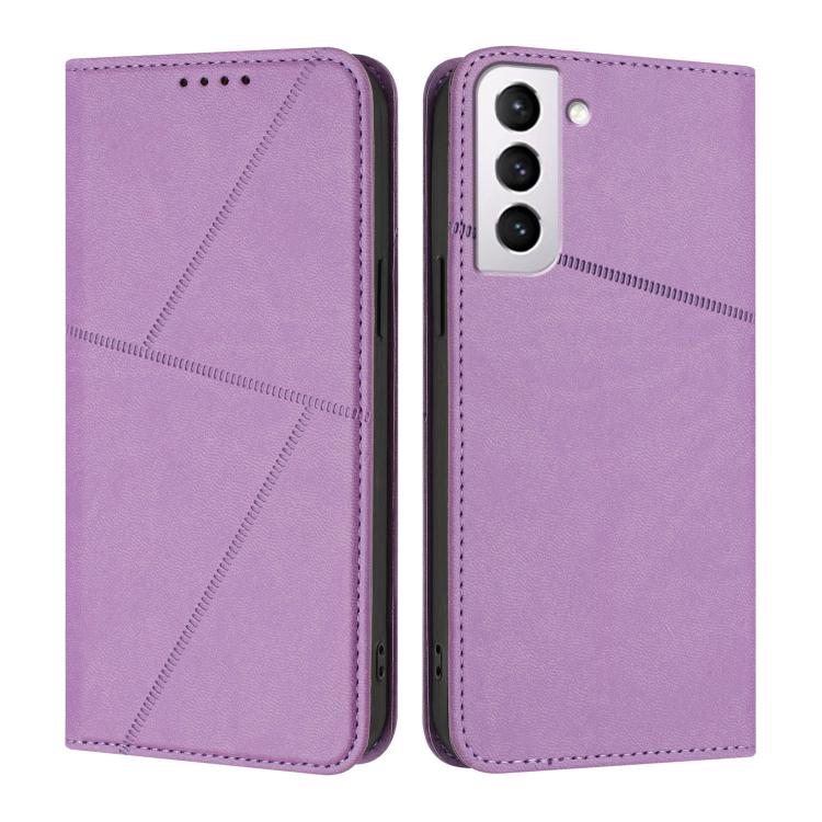 Robusta custodia a libro in pelle satinata con chiusura magnetica., For Samsung Galaxy S22 5G, For Samsung Galaxy S21 FE 5G, For Samsung Galaxy S21 5G