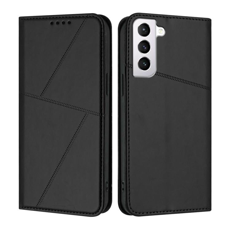 Robusta custodia a libro in pelle satinata con chiusura magnetica., For Samsung Galaxy S22 5G, For Samsung Galaxy S21 FE 5G, For Samsung Galaxy S21 5G