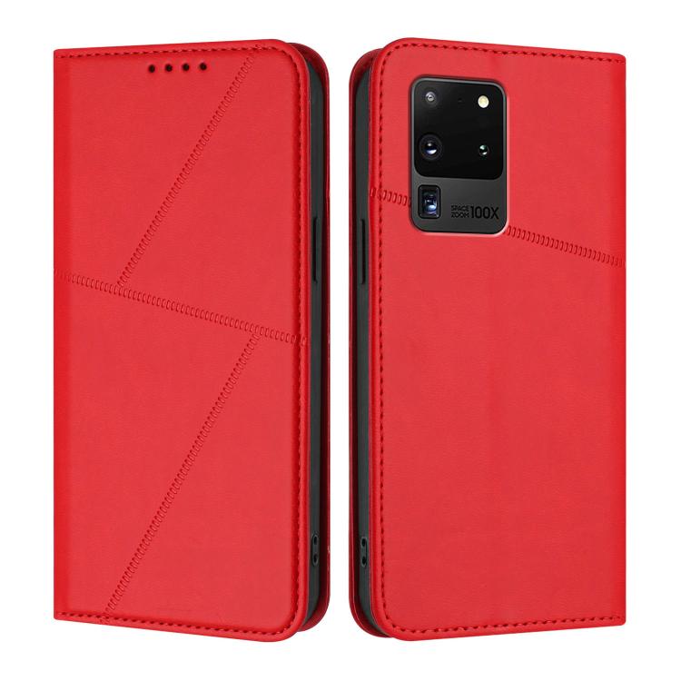 Robusta custodia a libro in pelle satinata con chiusura magnetica., For Samsung Galaxy S21+ 5G, For Samsung Galaxy S21 Ultra 5G, For Samsung Galaxy S20 Ultra