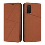 Robusta custodia a libro in pelle satinata con chiusura magnetica., For Samsung Galaxy S20, For Samsung Galaxy S20+