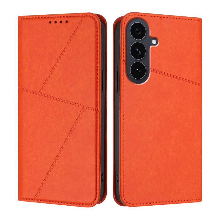 Robusta custodia a libro in pelle satinata con chiusura magnetica., For Samsung Galaxy S26 5G, For Samsung Galaxy S25 FE 5G, For Samsung Galaxy S25 Edge 5G