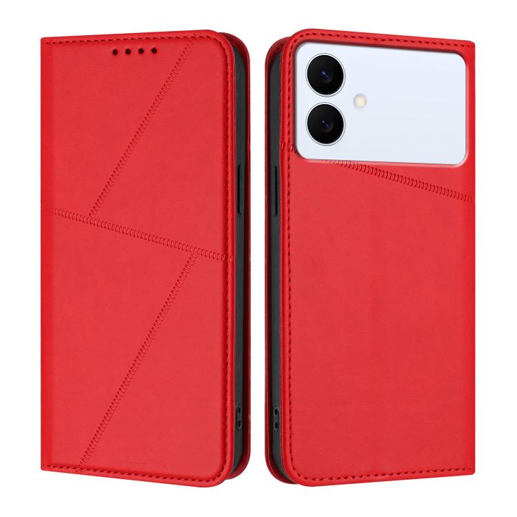 Robusta custodia a libro in pelle satinata con chiusura magnetica., For Galaxy S26 FE 5G, For Samsung Galaxy S26 Edge 5G, For Samsung Galaxy S26 Ultra 5G