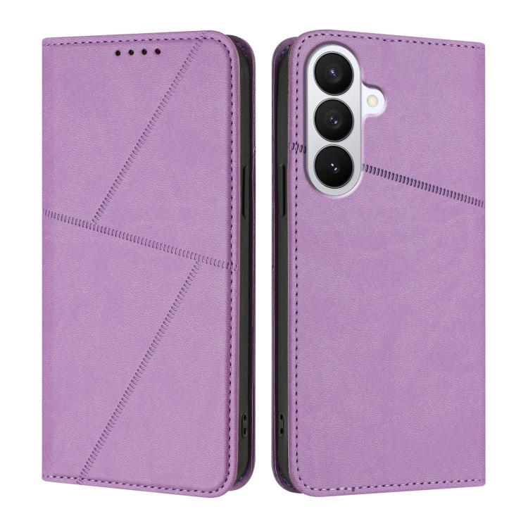 Robusta custodia a libro in pelle satinata con chiusura magnetica., For Samsung Galaxy S26 5G, For Samsung Galaxy S25 FE 5G, For Samsung Galaxy S25 Edge 5G