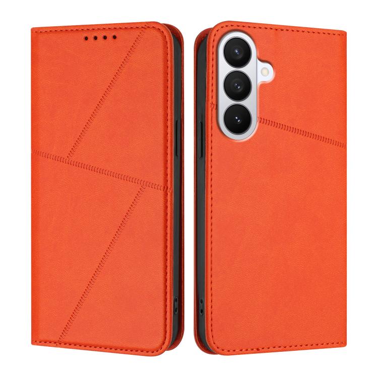 Robusta custodia a libro in pelle satinata con chiusura magnetica., For Samsung Galaxy S26 5G, For Samsung Galaxy S25 FE 5G, For Samsung Galaxy S25 Edge 5G