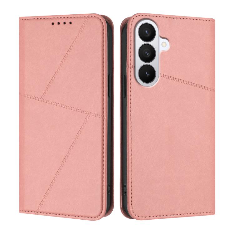 Robusta custodia a libro in pelle satinata con chiusura magnetica., For Samsung Galaxy S26 5G, For Samsung Galaxy S25 FE 5G, For Samsung Galaxy S25 Edge 5G