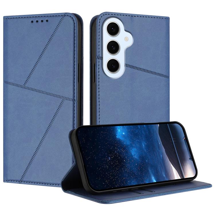 Robusta custodia a libro in pelle satinata con chiusura magnetica., For Galaxy S26 FE 5G, For Samsung Galaxy S26 Edge 5G, For Samsung Galaxy S26 Ultra 5G