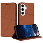 Robusta custodia a libro in pelle satinata con chiusura magnetica., For Galaxy S26 FE 5G, For Samsung Galaxy S26 Edge 5G, For Samsung Galaxy S26 Ultra 5G