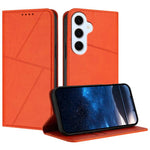 Robusta custodia a libro in pelle satinata con chiusura magnetica., For Galaxy S26 FE 5G, For Samsung Galaxy S26 Edge 5G, For Samsung Galaxy S26 Ultra 5G