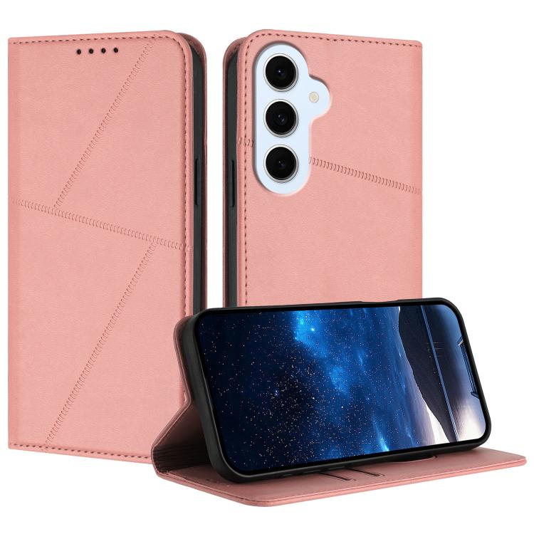 Robusta custodia a libro in pelle satinata con chiusura magnetica., For Galaxy S26 FE 5G, For Samsung Galaxy S26 Edge 5G, For Samsung Galaxy S26 Ultra 5G