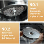 Filtro a rete in acciaio inox per schermo doccia per macchine da caffè espresso Breville serie 8., For Breville 8 Series