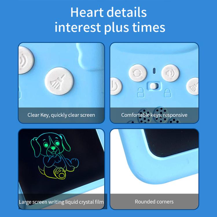 8.5 inch Children Early Education Drawing Board Card English Audiobooks, Blue / 112 Cards, Pink / 112 Cards, Blue / 255 Cards, Pink / 255 Cards