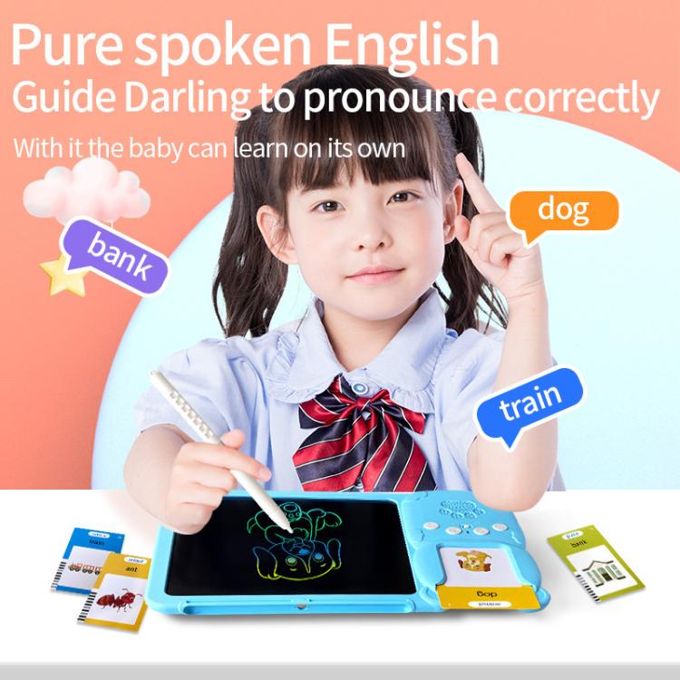 Lavagna LCD 8.5" per Bambini con Audiolibri Inglesi