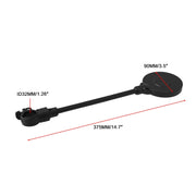 Specchietto retrovisore manubrio regolabile multifunzionale per mountain bike / moto elettrica, MB-MR027