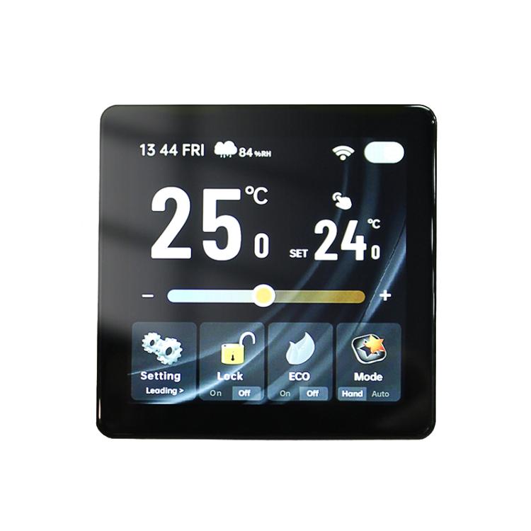 Termostato intelligente con schermo 4" per riscaldamento acqua e