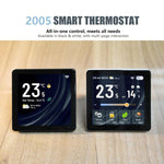 Termostato intelligente con schermo 4" per riscaldamento acqua e