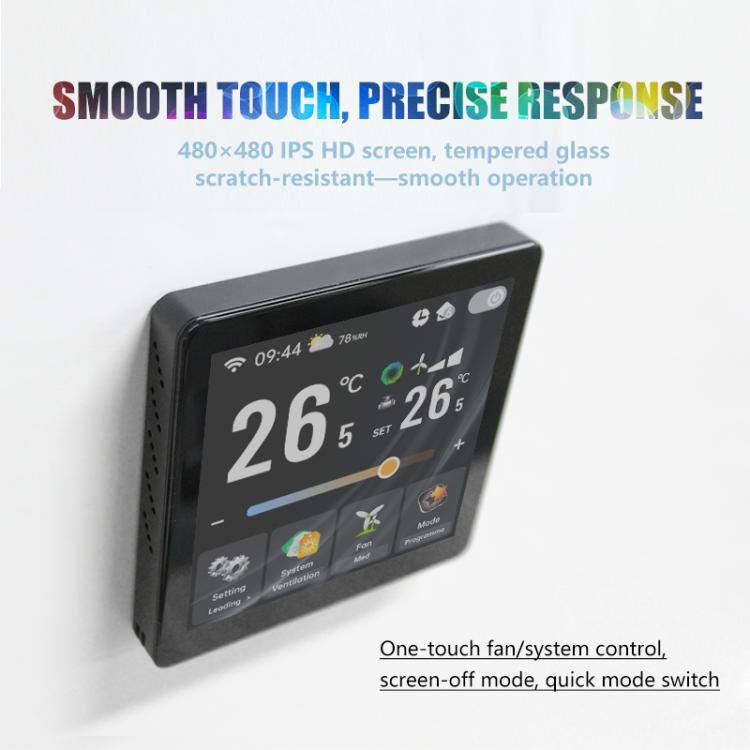Termostato ambiente smart con schermo 4" BAC-2005