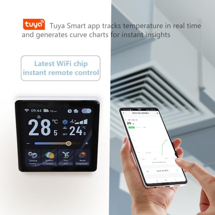 Termostato ambiente smart con schermo 4" BAC-2005