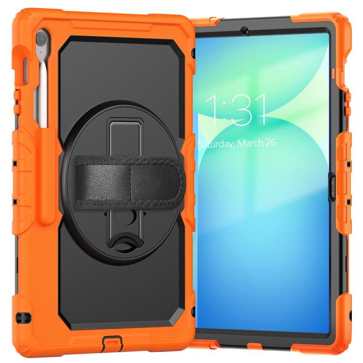 Custodia ibrida in silicone per PC e tablet con tracolla, For Samsung Galaxy Tab S10 FE+