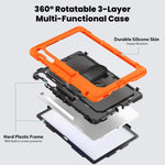 Custodia ibrida in silicone per PC e tablet con tracolla, For Samsung Galaxy Tab S10 FE+
