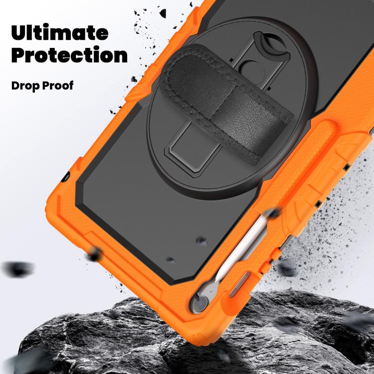 Custodia ibrida in silicone per PC e tablet con tracolla, For Samsung Galaxy Tab S10 FE+