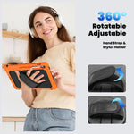 Custodia ibrida in silicone per PC e tablet con tracolla, For Samsung Galaxy Tab S10 FE+