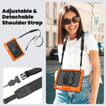 Custodia ibrida in silicone per PC e tablet con tracolla, For Samsung Galaxy Tab S10 FE+
