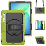 Custodia ibrida in silicone per PC e tablet con tracolla, For Samsung Galaxy Tab S10 FE+