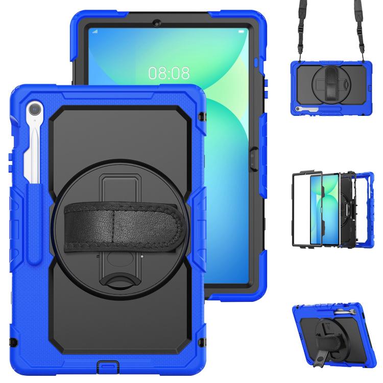 Custodia ibrida in silicone per PC e tablet con tracolla, For Samsung Galaxy Tab S10 FE+