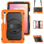 Custodia ibrida in silicone per PC e tablet con tracolla, For Samsung Galaxy Tab S10 Lite / S10 FE, For Samsung Galaxy Tab S11