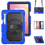 Custodia ibrida in silicone per PC e tablet con tracolla, For Samsung Galaxy Tab S10 Lite / S10 FE, For Samsung Galaxy Tab S11