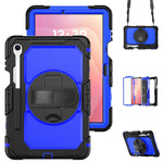Custodia ibrida in silicone per PC e tablet con tracolla, For Samsung Galaxy Tab S10 Lite / S10 FE, For Samsung Galaxy Tab S11