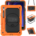 Custodia ibrida in silicone per PC e tablet con tracolla, For Samsung Galaxy Tab S10 Lite / S10 FE, For Samsung Galaxy Tab S11